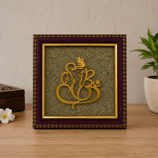Pyrite Ganesha Frame